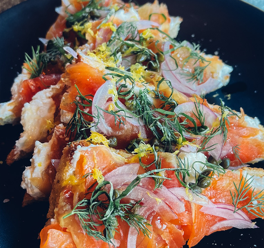 Salmon Tartine